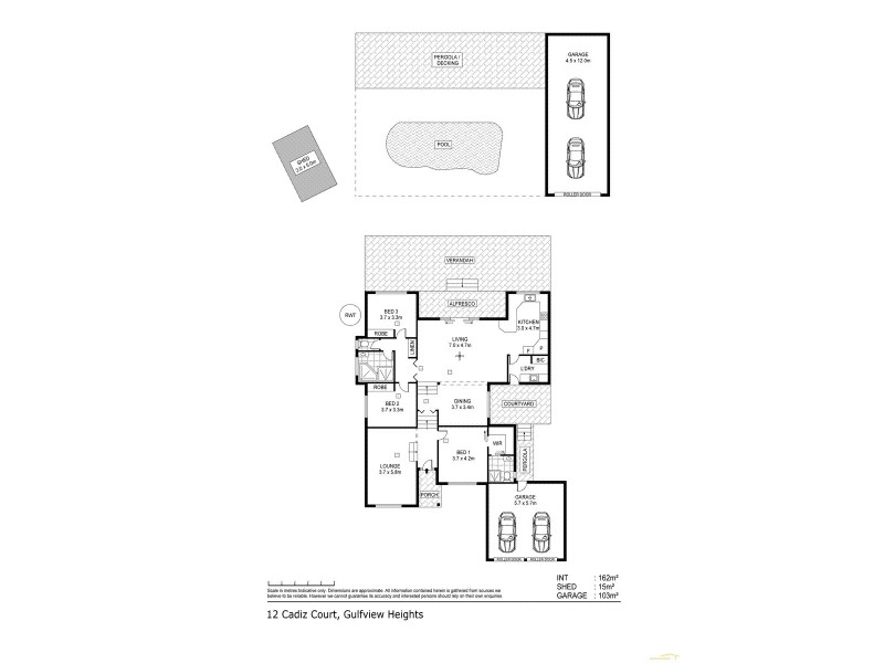 12 Cadiz Court, Gulfview Heights SA 5096 Floorplan
