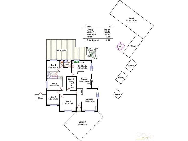 5 Dunne Crescent, Salisbury East SA 5109 Floorplan