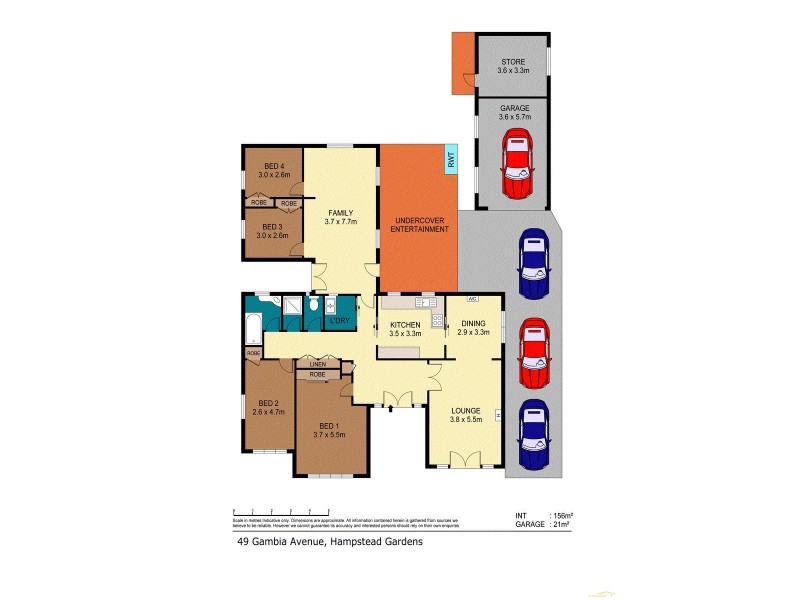 49 Gambia Avenue, Hampstead Gardens SA 5086 Floorplan