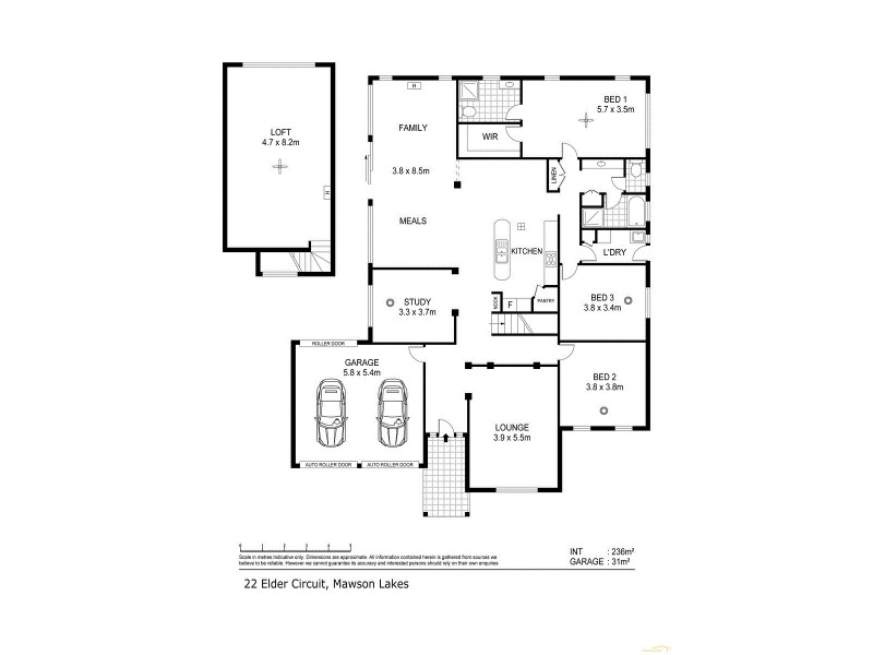 22 Elder Circuit, Mawson Lakes SA 5095 Floorplan