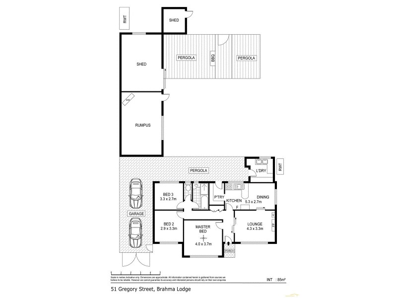 51 Gregory Street, Brahma Lodge SA 5109 Floorplan