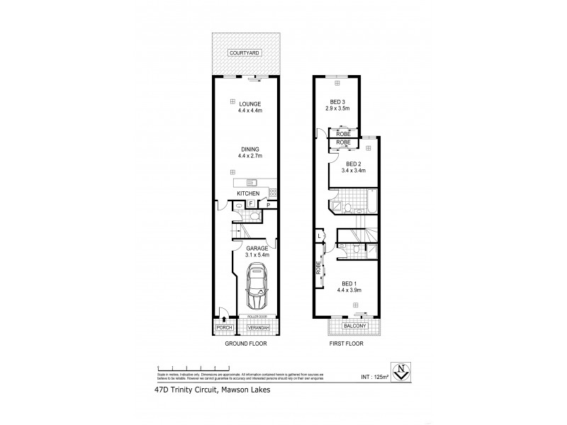 47D Trinity Circuit, Mawson Lakes SA 5095 Floorplan