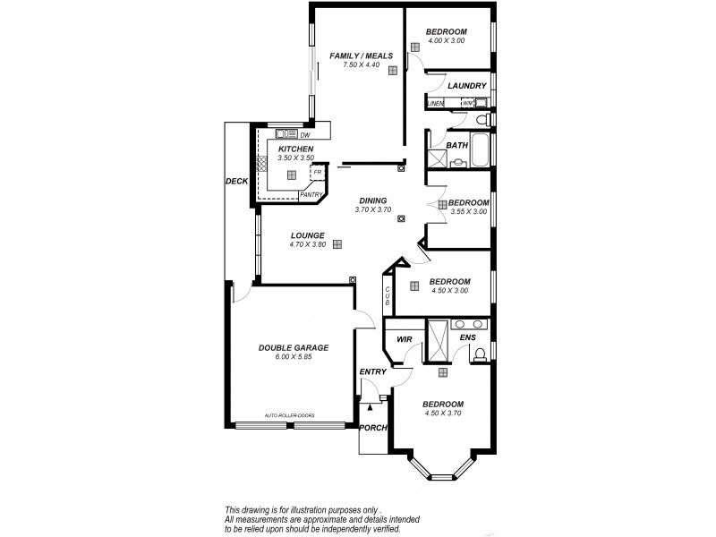 52 Lord Howe Crescent, Mawson Lakes SA 5095 Floorplan