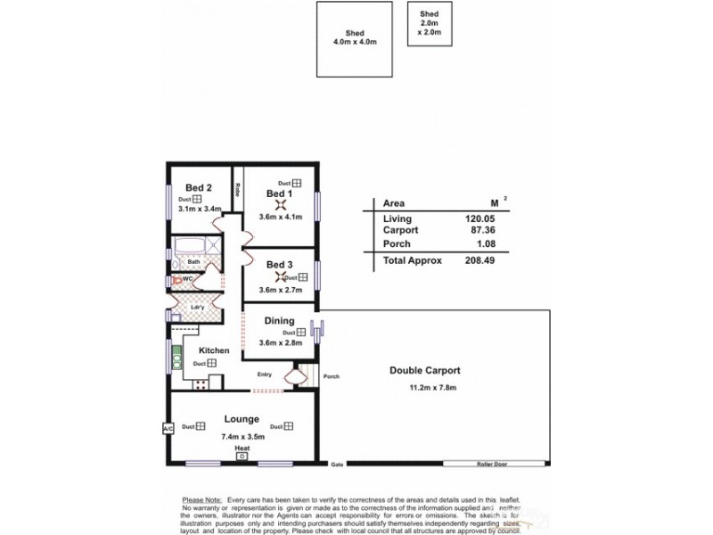 13 Cairney Place, Paralowie SA 5108 Floorplan