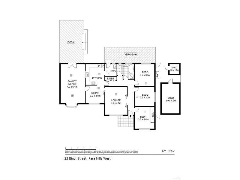 23 Bindi Street, Para Hills West SA 5096 Floorplan