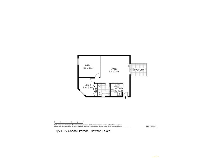 18/21-25 Goodall Parade, Mawson Lakes SA 5095 Floorplan