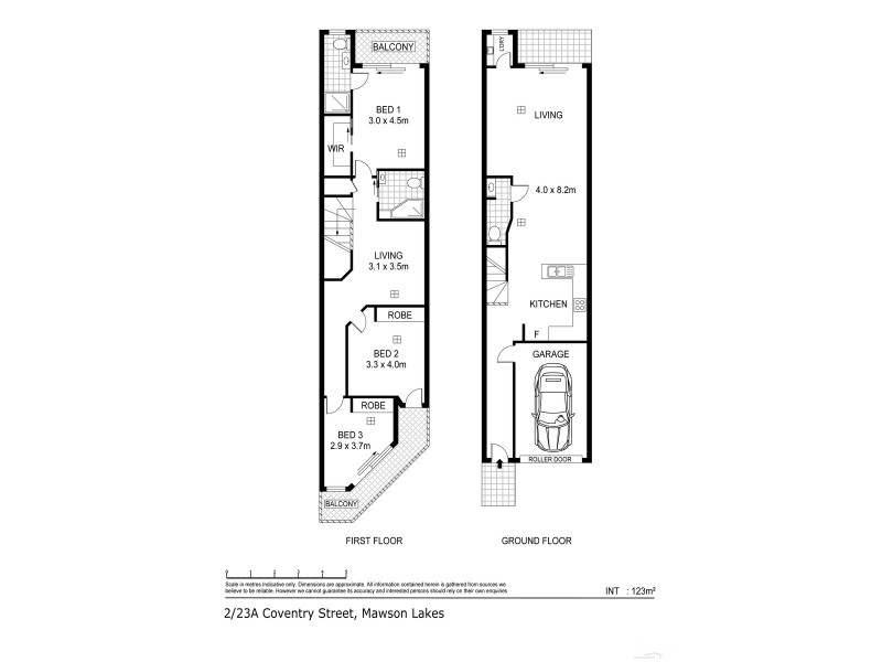 2/23a Coventry Street, Mawson Lakes SA 5095 Floorplan