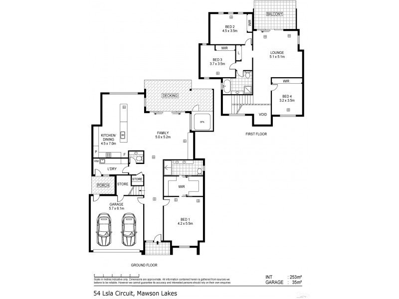 54 Isla Circuit, Mawson Lakes SA 5095 Floorplan