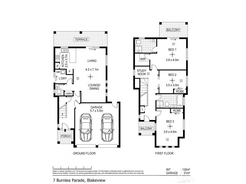 7 Burnlea Parade, Blakeview SA 5114 Floorplan