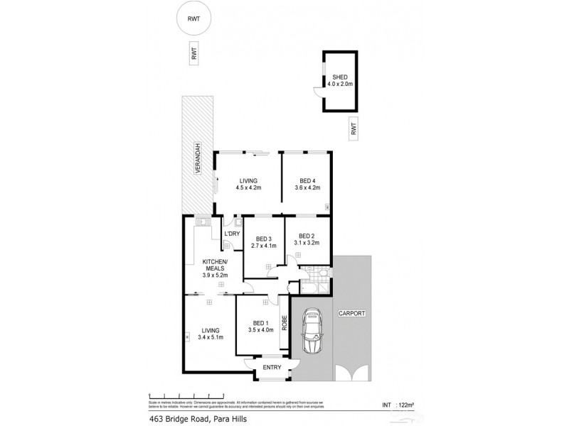 463 Bridge Road, Para Hills SA 5096 Floorplan
