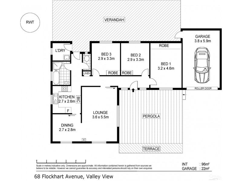 68 Flockhart Avenue, Valley View SA 5093 Floorplan
