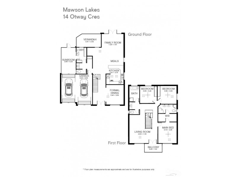 14 Otway Crescent, Mawson Lakes SA 5095 Floorplan