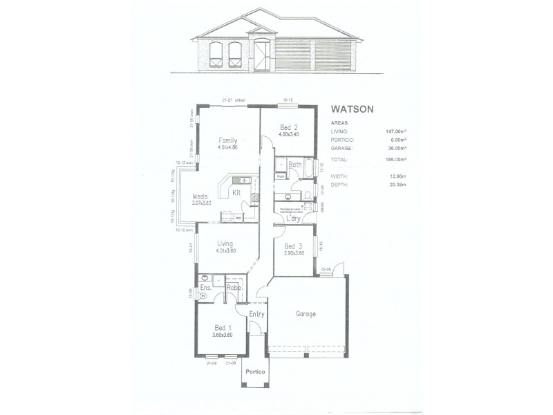 36 Beechwood Avenue, Mawson Lakes SA 5095 Floorplan