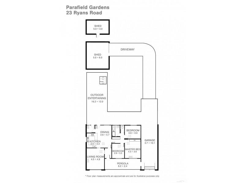 23 Ryans Road, Parafield Gardens SA 5107 Floorplan