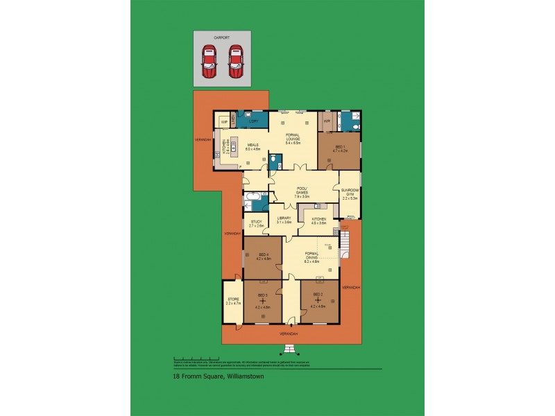 18 Fromm Square, Williamstown SA 5351 Floorplan