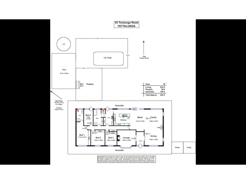 93 Toolunga Road, Yattalunga SA 5114 Floorplan