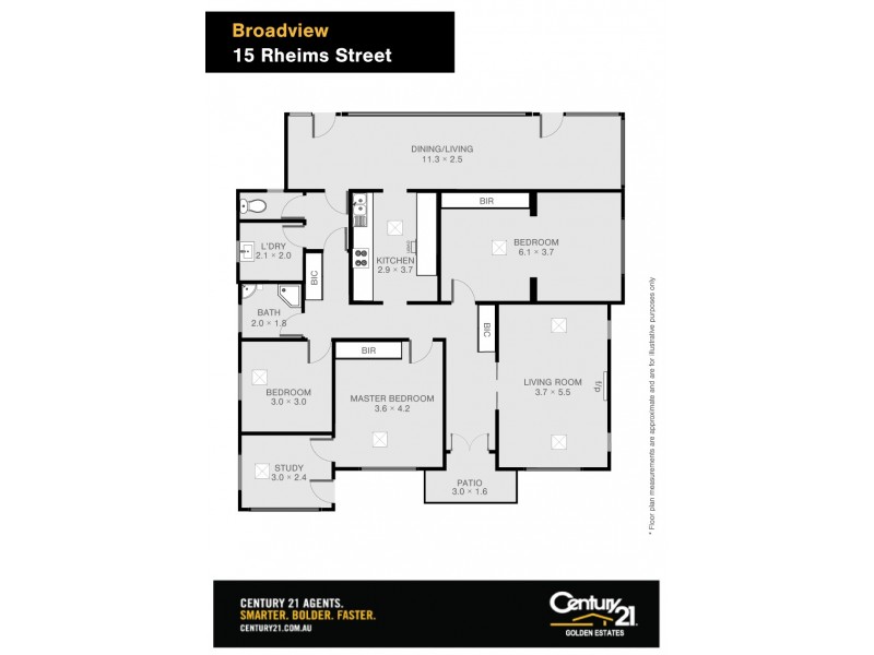 15 Rheims Street, Broadview SA 5083 Floorplan