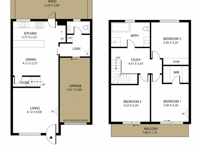 Unit 3/271-273 Martins Road, Parafield Gardens SA 5107 Floorplan