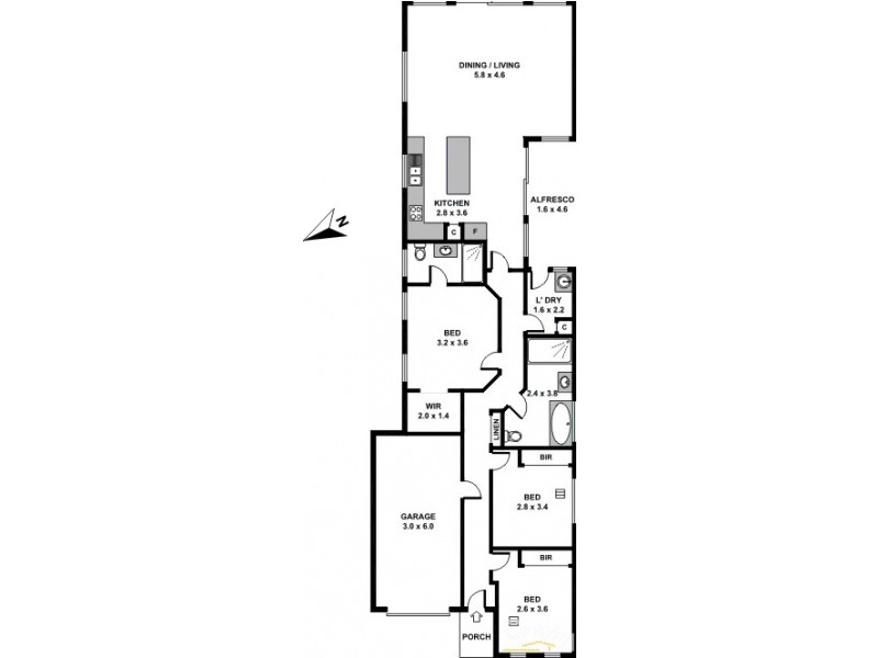 36 Chestnut Drive, Parafield Gardens SA 5107 Floorplan