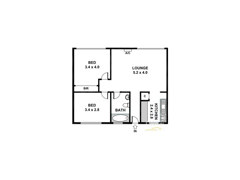 2/2 Thames Crescent, Salisbury East SA 5109 Floorplan