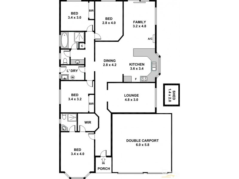 22 Burwood Road, Munno Para West SA 5115 Floorplan