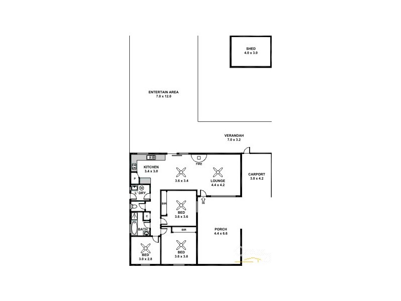 4 Turtur Drive, Paralowie SA 5108 Floorplan