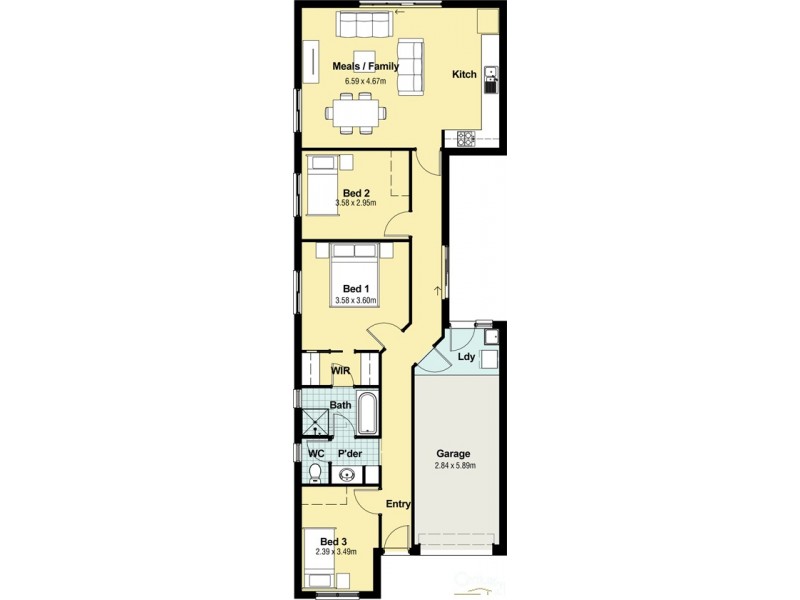 Lot 7 Bivone Court, Salisbury Downs SA 5108 Floorplan