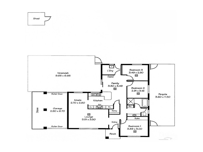 1 Hawthorn Terrace, Parafield Gardens SA 5107 Floorplan