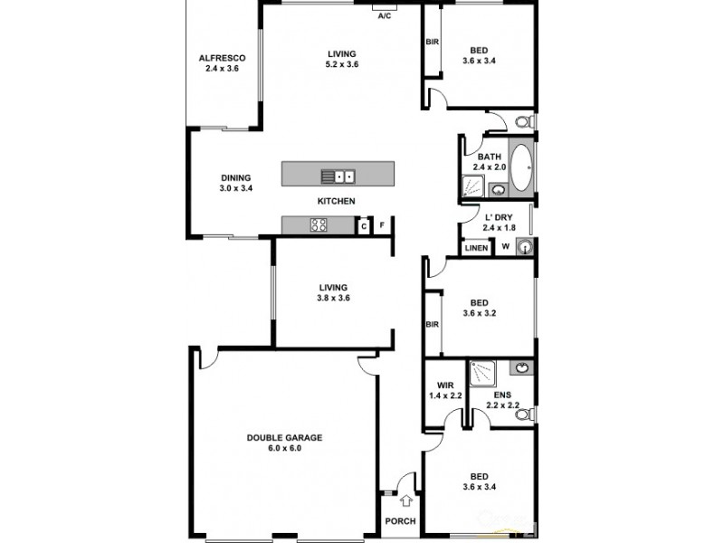 129 Lakeside Drive, Andrews Farm SA 5114 Floorplan