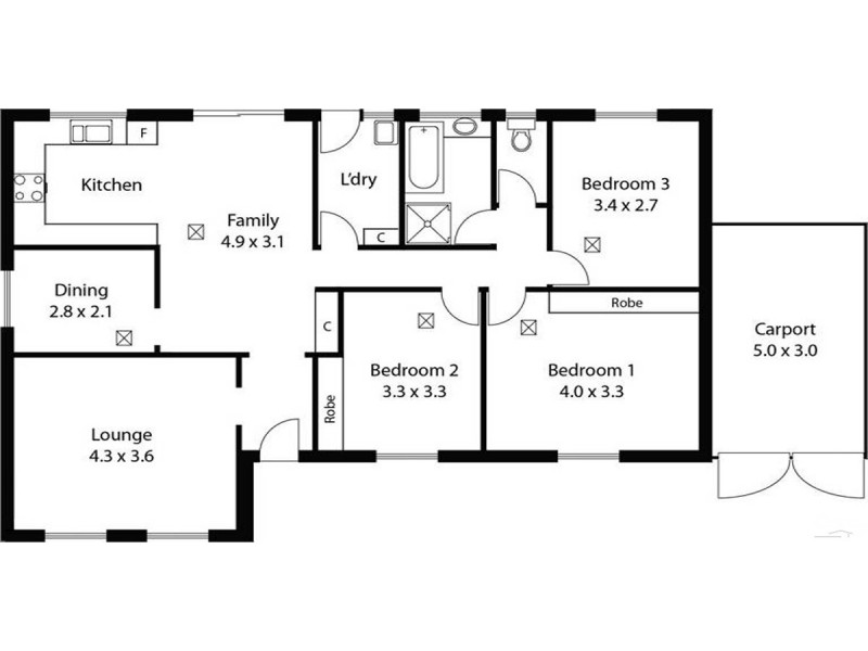 75 Lavender Drive, Parafield Gardens SA 5107 Floorplan