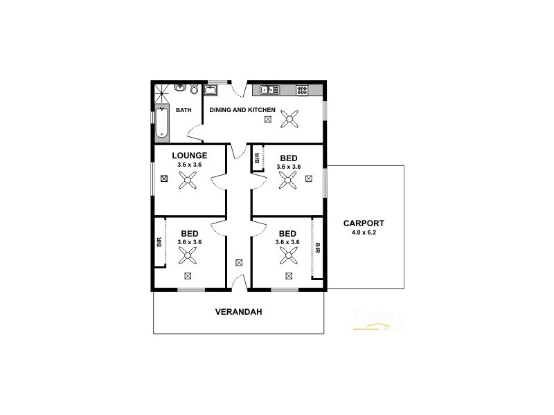 65 Agnes Street, Ottoway SA 5013 Floorplan