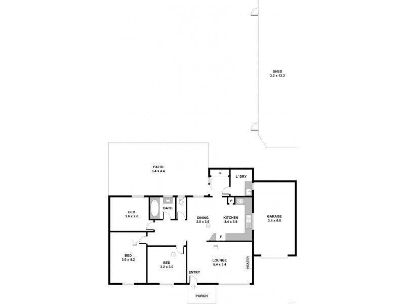 2 Willison Road, Elizabeth South SA 5112 Floorplan