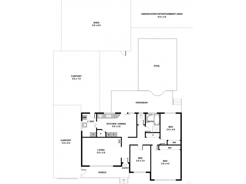 3 Palana Avenue, Ingle Farm SA 5098 Floorplan