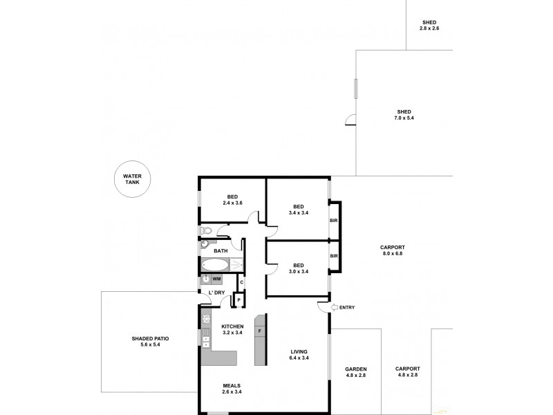 8 Antonas Avenue, Paralowie SA 5108 Floorplan