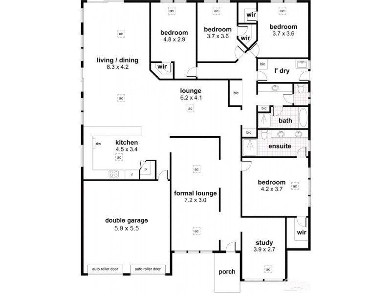 3 Oaks Court, Parafield Gardens SA 5107 Floorplan
