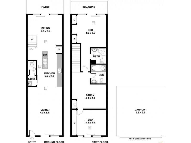 6/2 Greentree Place, Mawson Lakes SA 5095 Floorplan