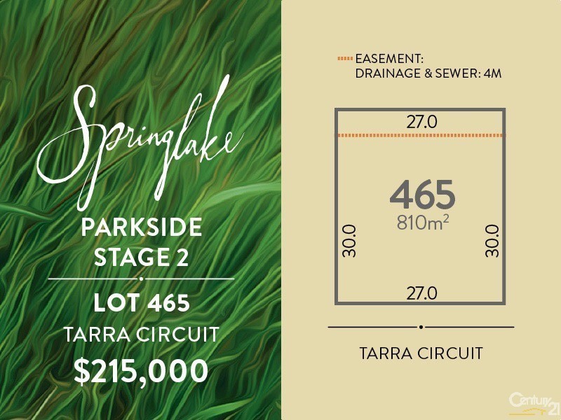 Lot 465 Tarra Circuit, Mount Barker SA 5251