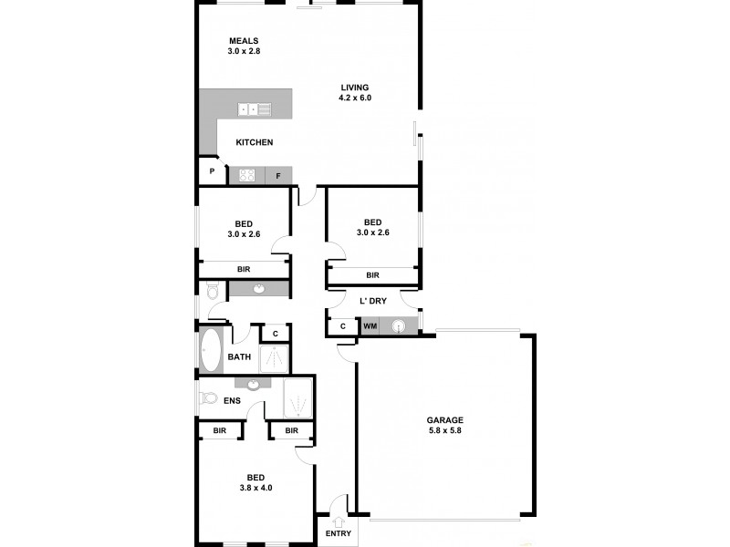 1A Burwood Road, Munno Para West SA 5115 Floorplan