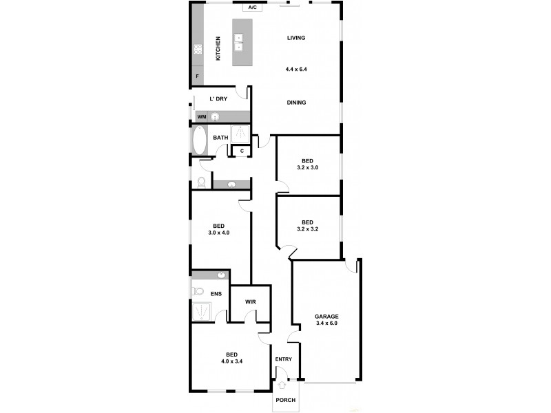 31 Chateau Avenue, Andrews Farm SA 5114 Floorplan