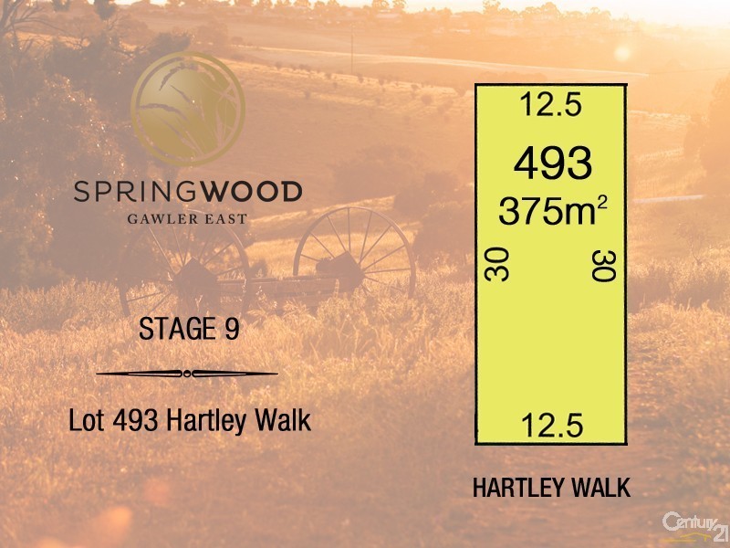 Lot 493 Hartley Walk, Gawler East SA 5118