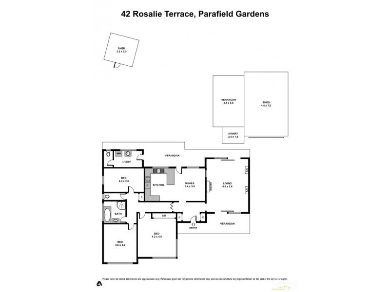 42 Rosalie Terrace, Parafield Gardens SA 5107 Floorplan
