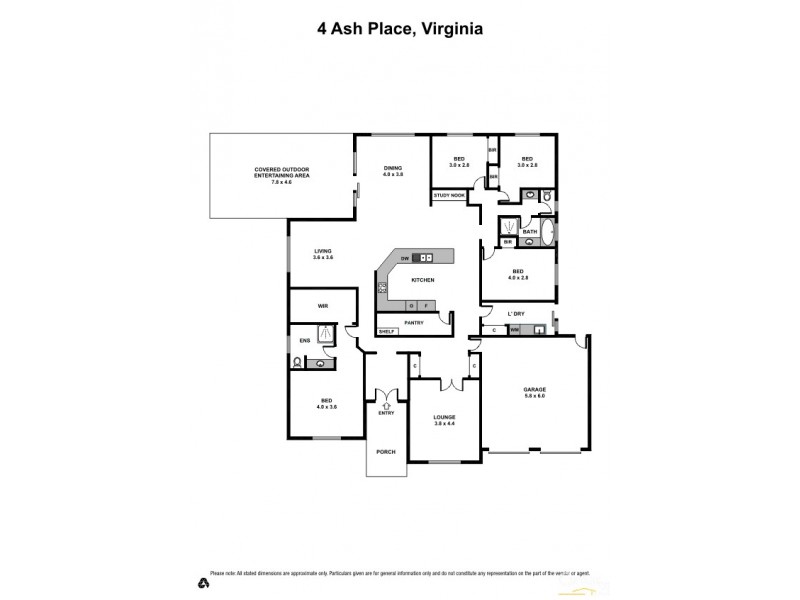 4 Ash Place, Virginia SA 5120 Floorplan