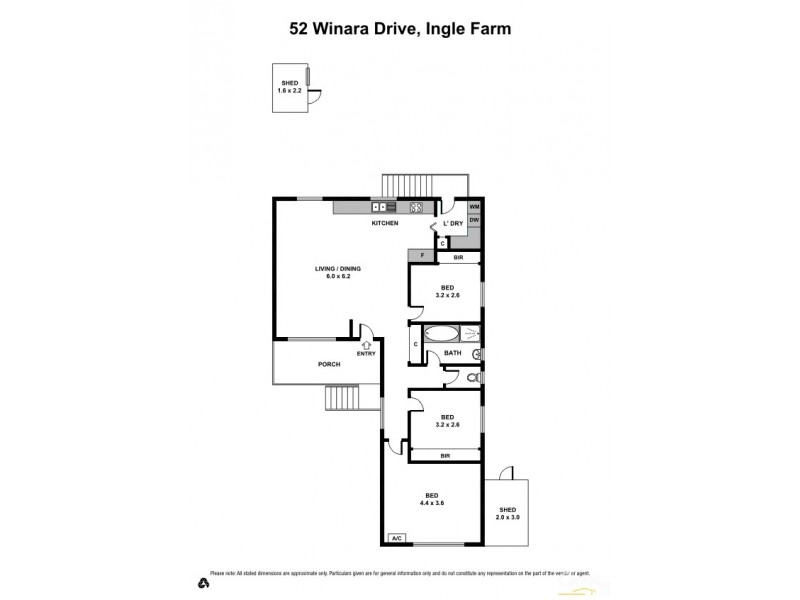 52 Winara Drive, Ingle Farm SA 5098 Floorplan