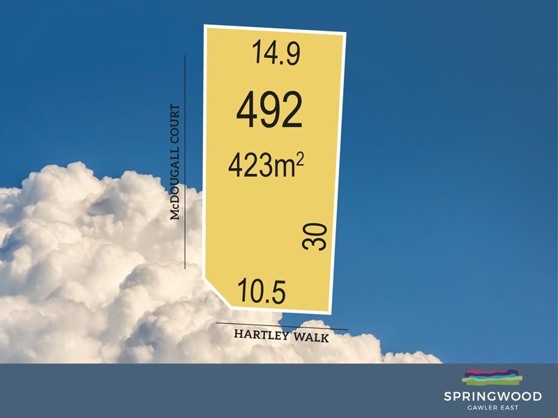 Lot 492 Hartley Walk, Gawler East SA 5118