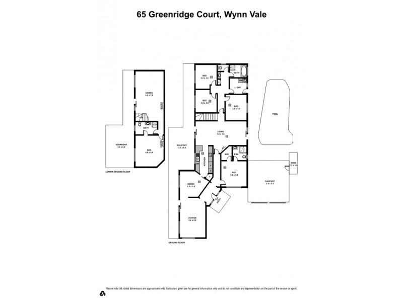 65 Greenridge Court, Wynn Vale SA 5127 Floorplan