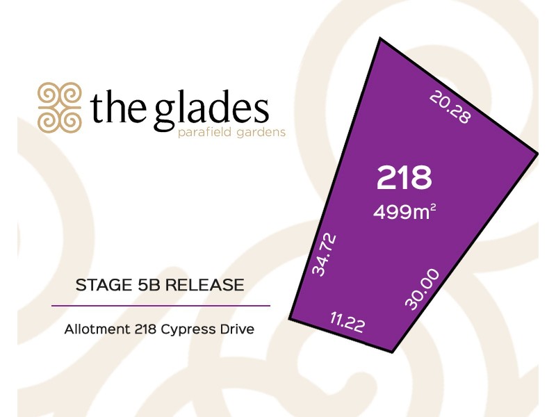 Lot 218 Cypress Drive, Parafield Gardens SA 5107