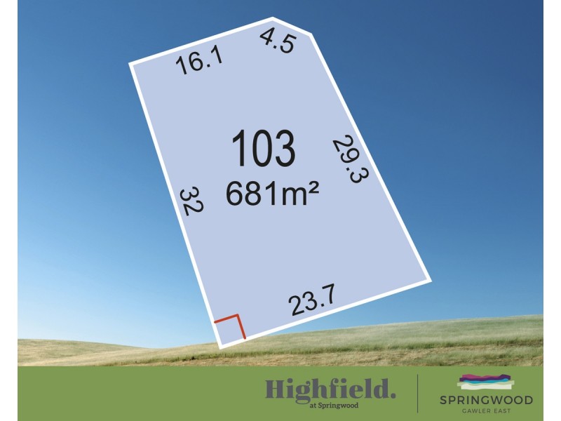 Lot 103 Luxton Avenue, Gawler East SA 5118