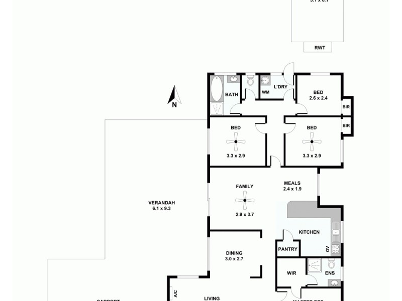 31 Charlotte Drive, Paralowie SA 5108 Floorplan