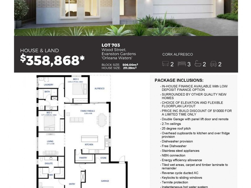 Lot 703 Wood Street, Evanston Gardens SA 5116