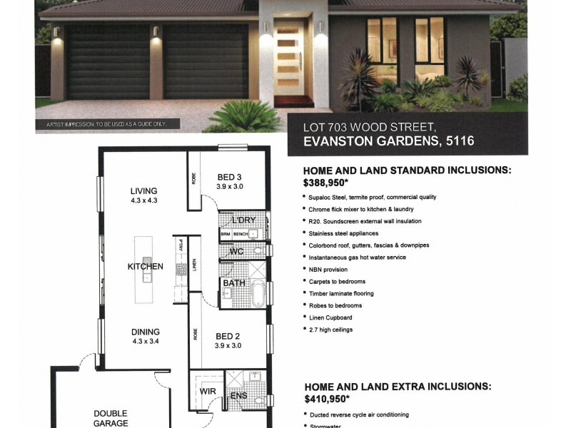 Lot 703 Wood Street, Evanston Gardens SA 5116